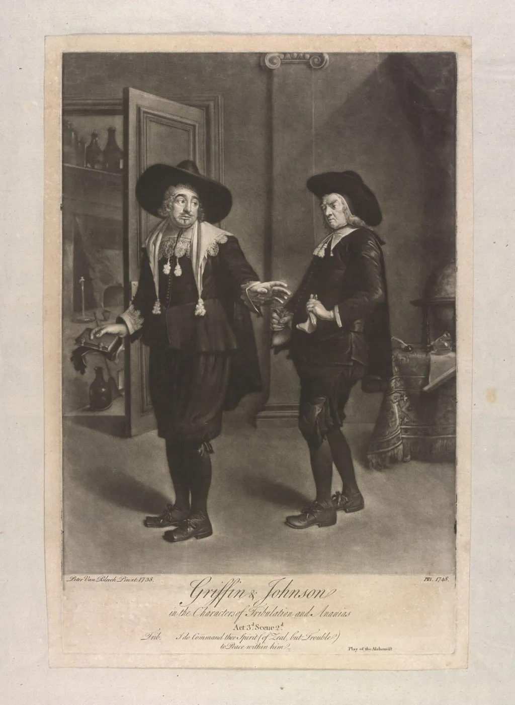 H Beard Print Collection, by Peter Van Bleeck, 1738