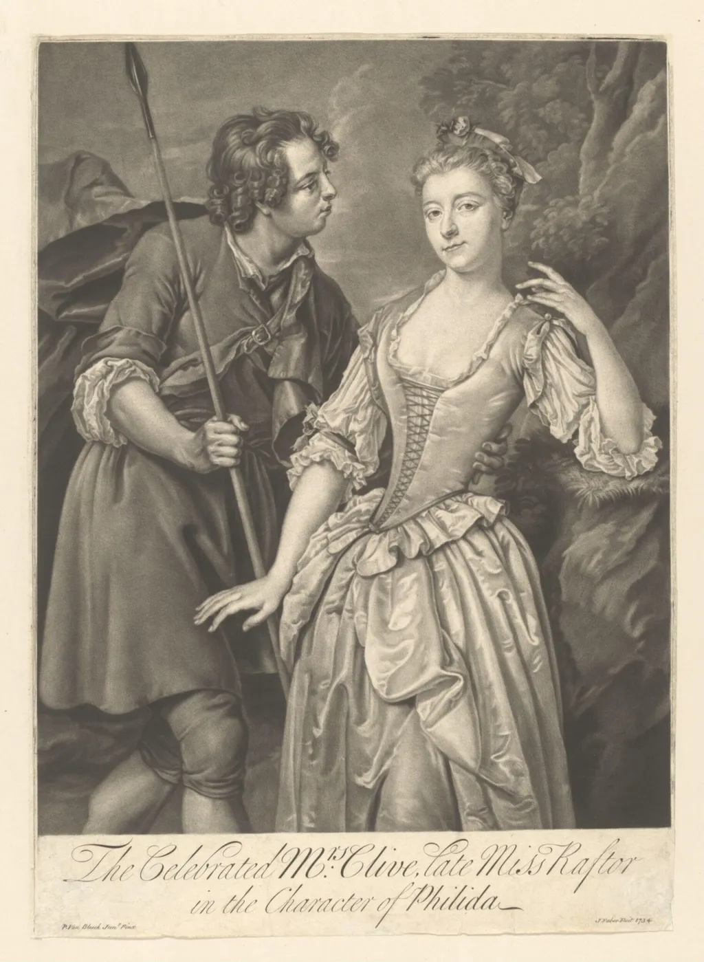 H Beard Print Collection, by Peter Van Bleeck, 1734