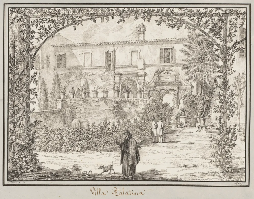 Villa Palatina, by Peter von Hess, 1830