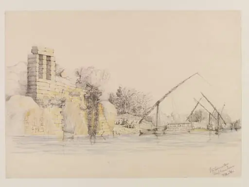 Nilometer, Elephantine, by Peter William Skinner Miles