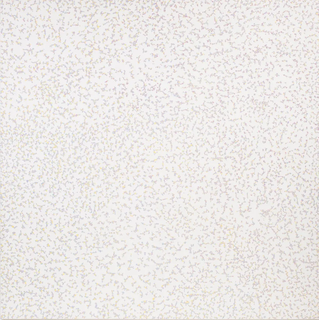 Untitled, by Peter Young, paint, 1967