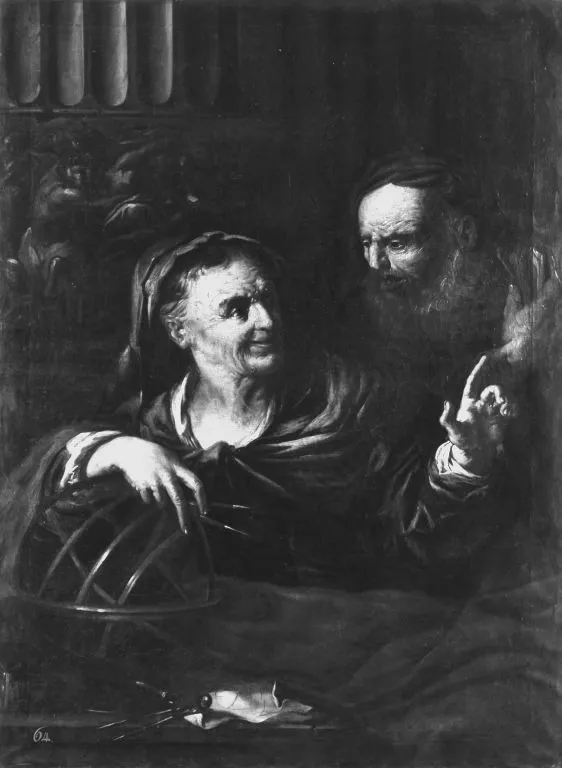 The Astrologer, by Petr Brandl, oil, 1701