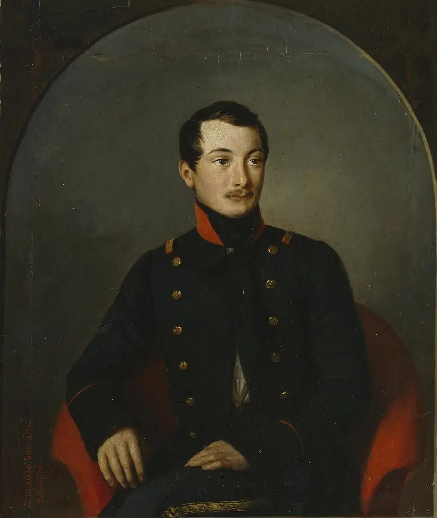 Portrait of a Hussar Guards Officer, by Petr Zabolotskiy