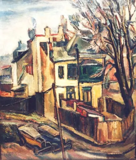 Colț de stradă, by Petre Iorgulescu-Yor, 1924