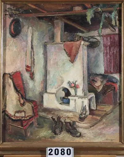 Interior țărănesc, by Petre Iorgulescu-Yor