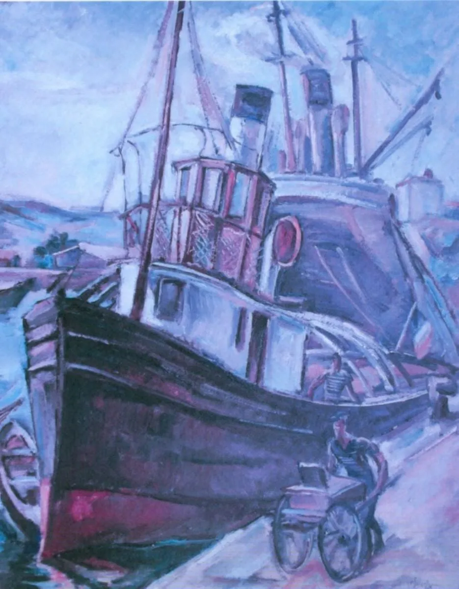 Muncă în port, by Petre Iorgulescu-Yor, unspecified, 1924