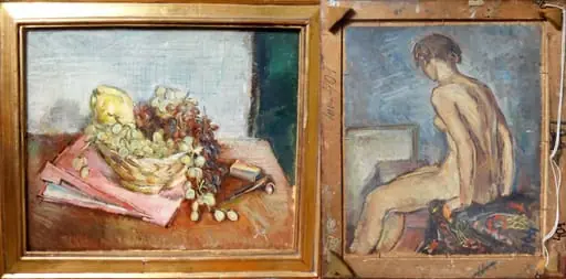 Nat(ură) moartă; Nud de femeie (verso)