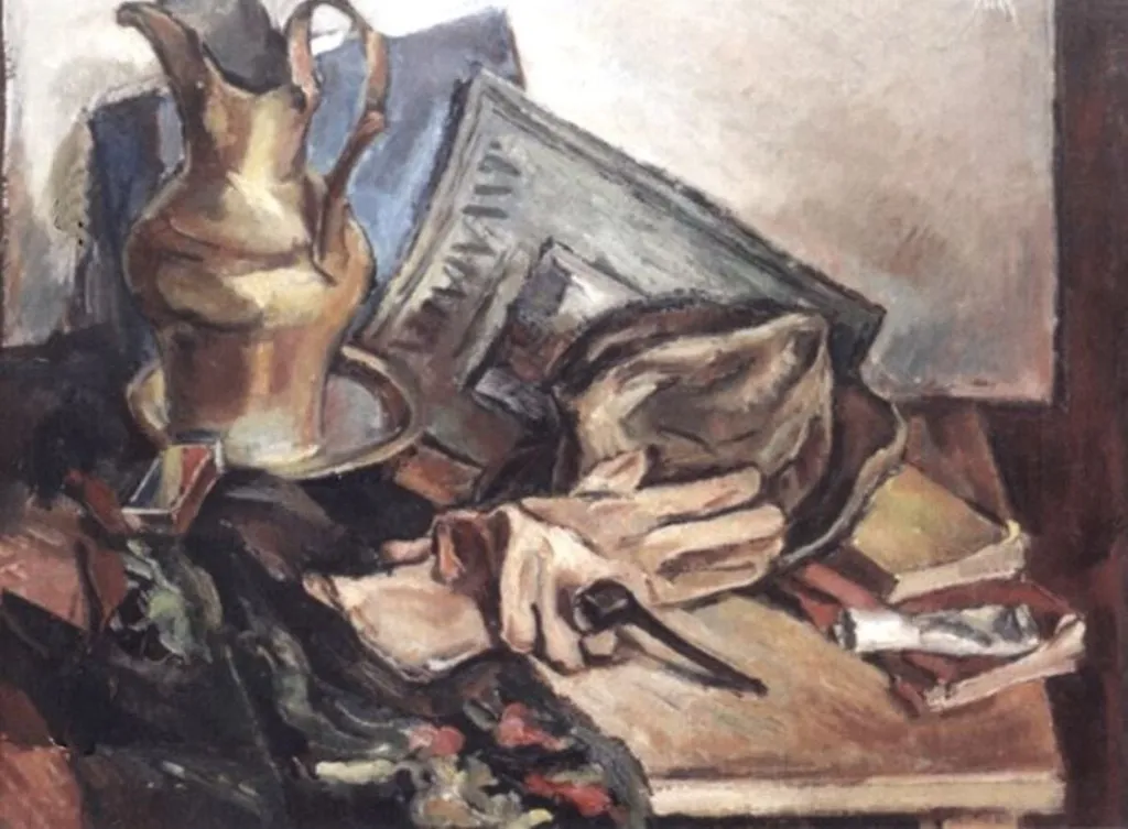 Natură statică cu recuzita artistului, by Petre Iorgulescu-Yor, unspecified, 1924