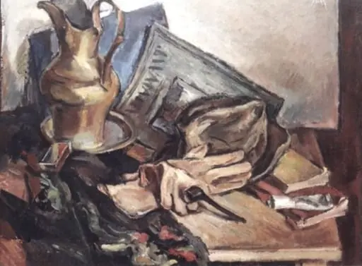 Natură statică cu recuzita artistului, by Petre Iorgulescu-Yor