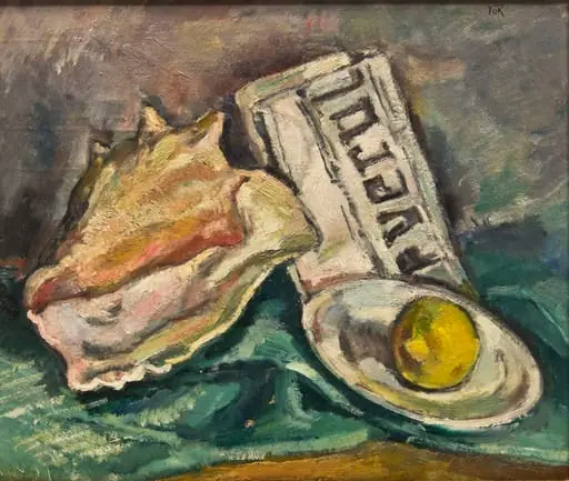 Natură statică cu scoică, by Petre Iorgulescu-Yor