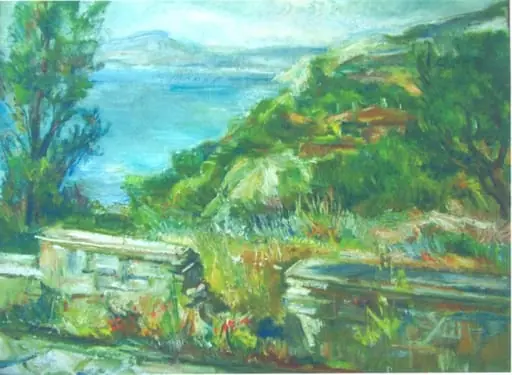 Peisaj din Balcic, by Petre Iorgulescu-Yor