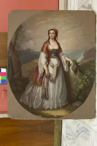 Scriitoarea Dora D’Istria (Elena Ghica), by Petre Mateescu