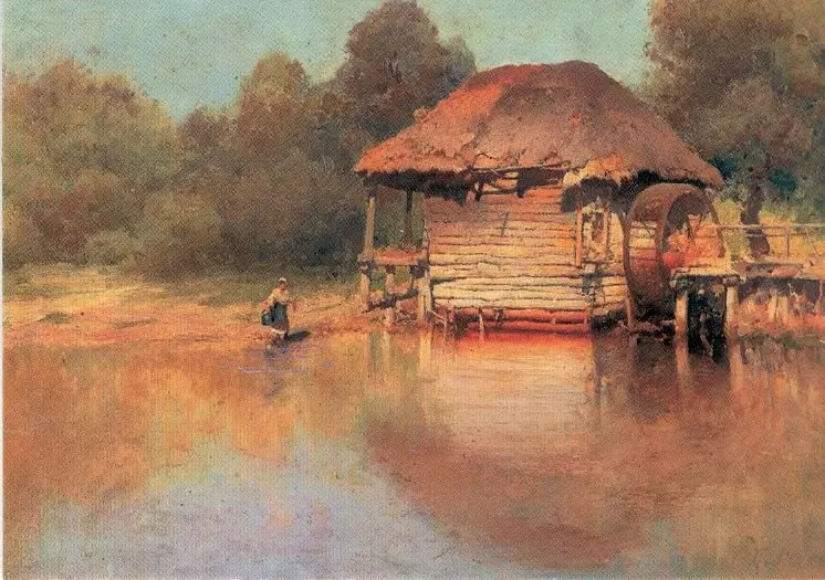 Watermill, by Petro Levchenko, 1910
