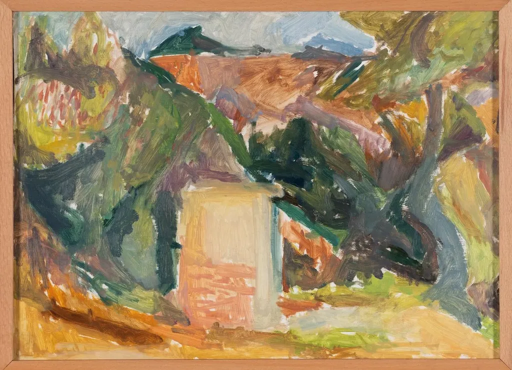 Outdoor study, by Petrolia-Kandri Elisavet, 1965