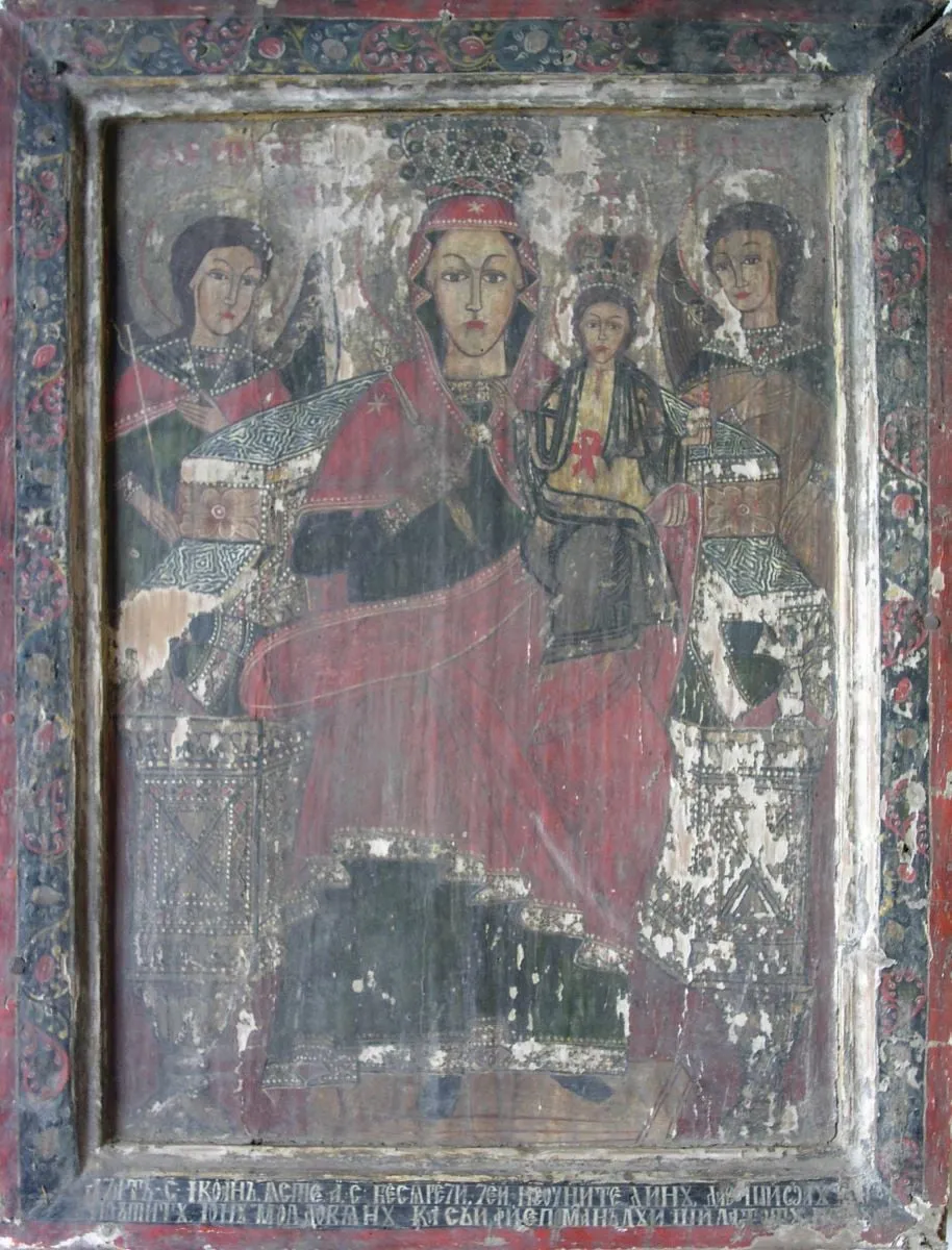 Maica Domnului cu Pruncul, by Petru din Topârcea, unspecified