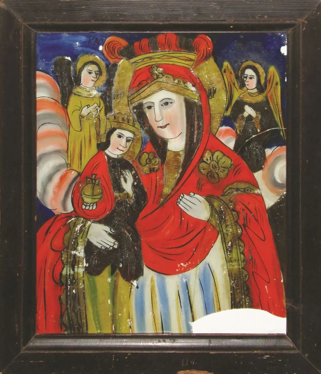 Maica Domnului cu Pruncul, încadrată de Arhangheli, by Petru Prodan, unspecified
