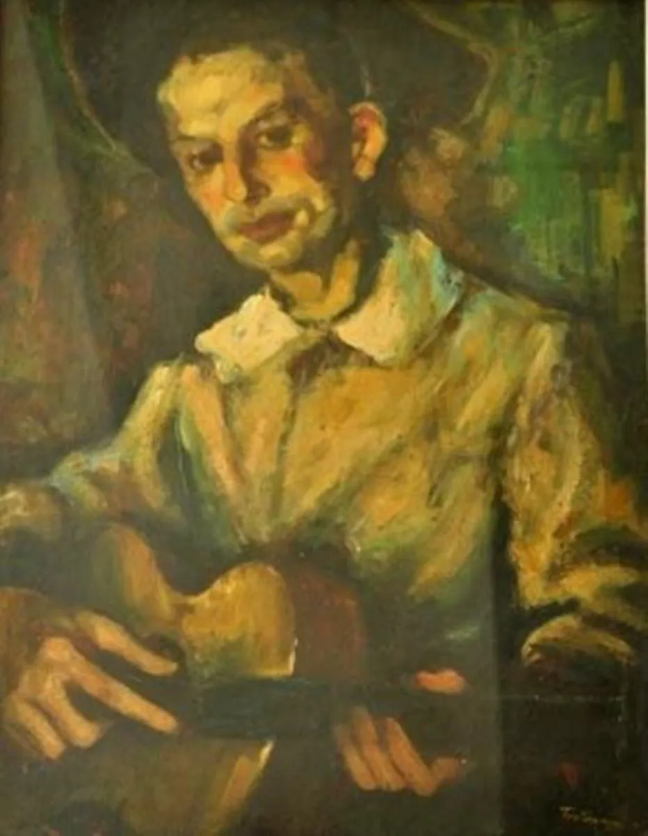 Băiatul cu chitara, by Petru Remus Troteanu, unspecified