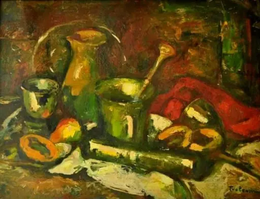 Natură statică cu căni, by Petru Remus Troteanu