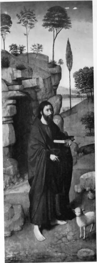 Johannes der Täufer, by Petrus Christus