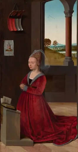 Portrait of a Female Donor, by Petrus Christus