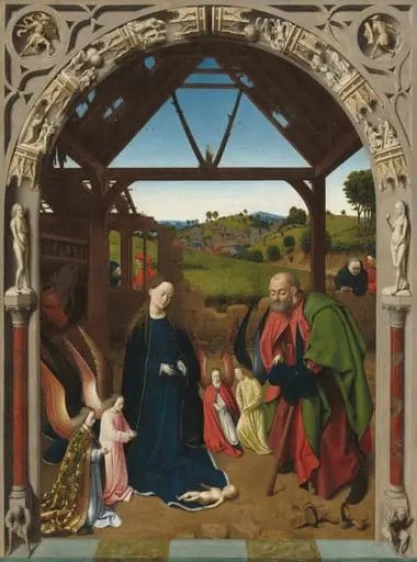 The Nativity, by Petrus Christus
