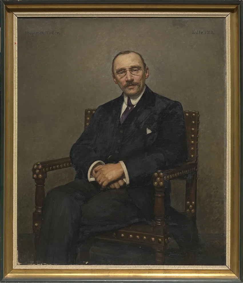 Portret van Ernest Gérard, by Pharaon de Winter, oil, 1913