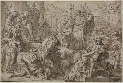 Roman Subject, by Philibert-Benoît de La Rue