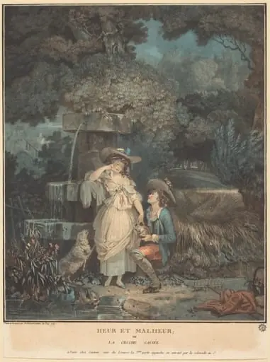 Heur et Malheur, ou la Cruche cassée, by Philibert-Louis Debucourt