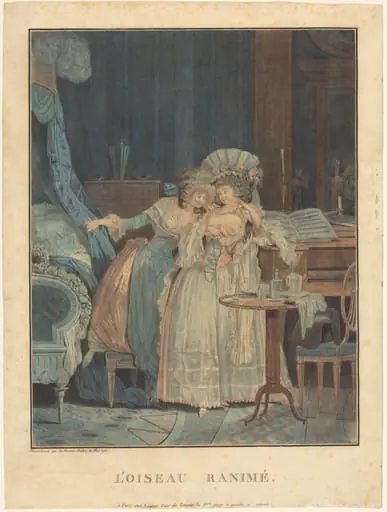 L'Oiseau ranime, by Philibert-Louis Debucourt