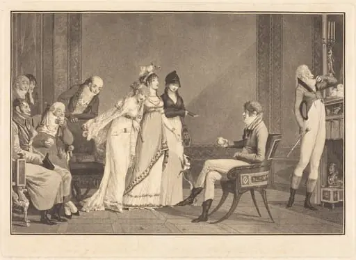 L'Orange, ou le moderne Jugement de Paris, by Philibert-Louis Debucourt