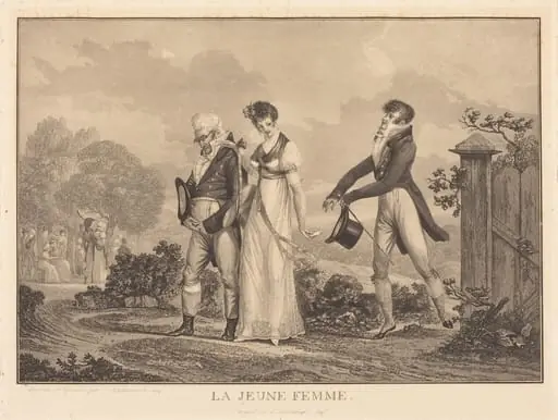 La Jeune Femme, by Philibert-Louis Debucourt