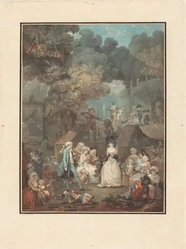 La Noce au Chateau, by Philibert-Louis Debucourt