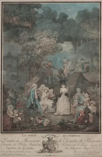La Noce au Château, by Philibert-Louis Debucourt