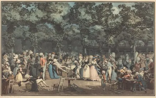 La Promenade Publique, by Philibert-Louis Debucourt