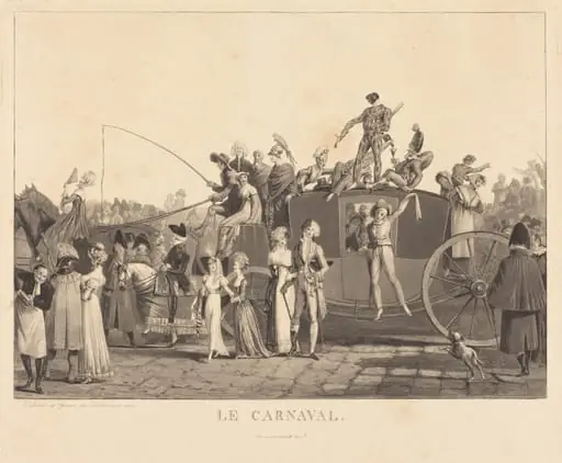 Le Carnaval, by Philibert-Louis Debucourt