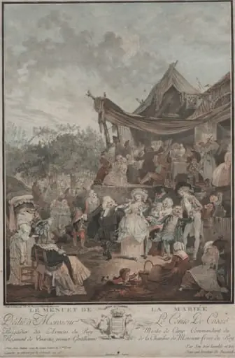 Le Menuet de la Mariée, by Philibert-Louis Debucourt