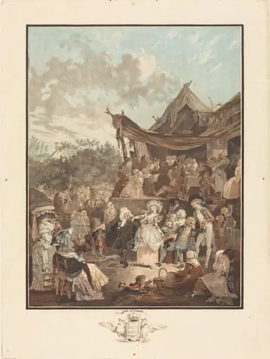 Le Menuet de la mariee (The Bride's Minuet), by Philibert-Louis Debucourt