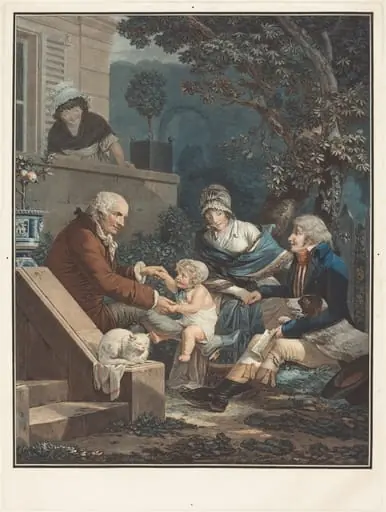 Les Plaisirs paternels (Paternal Pleasures), by Philibert-Louis Debucourt