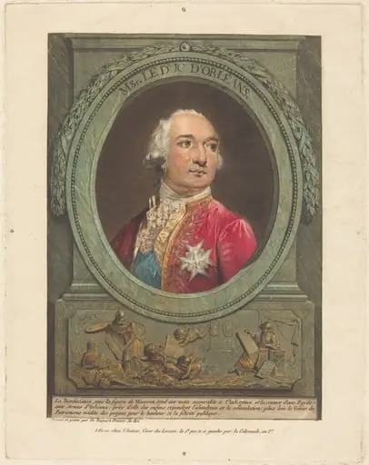 Mgr. Le duc d'Orléans, by Philibert-Louis Debucourt