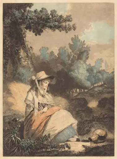 Pauvre Annette, by Philibert-Louis Debucourt