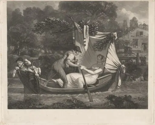 The Little Boat, or The Happy Union, by Philibert-Louis Debucourt