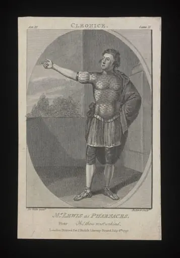 Mr. Lewis as Pharnaces, by Philip Audinet