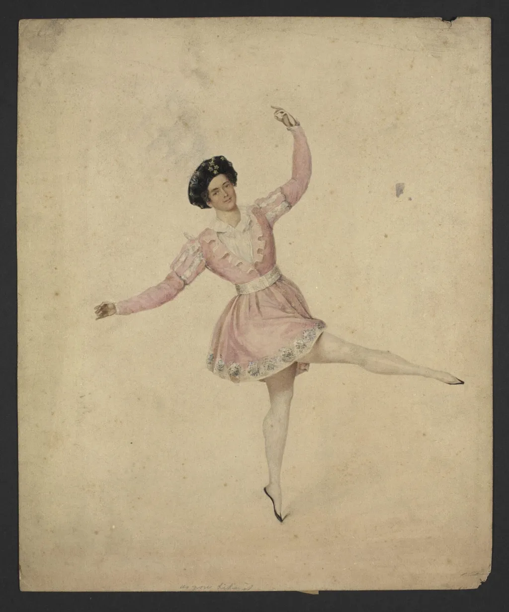 Untitled, by Philip Barnard, watercolor, 1840