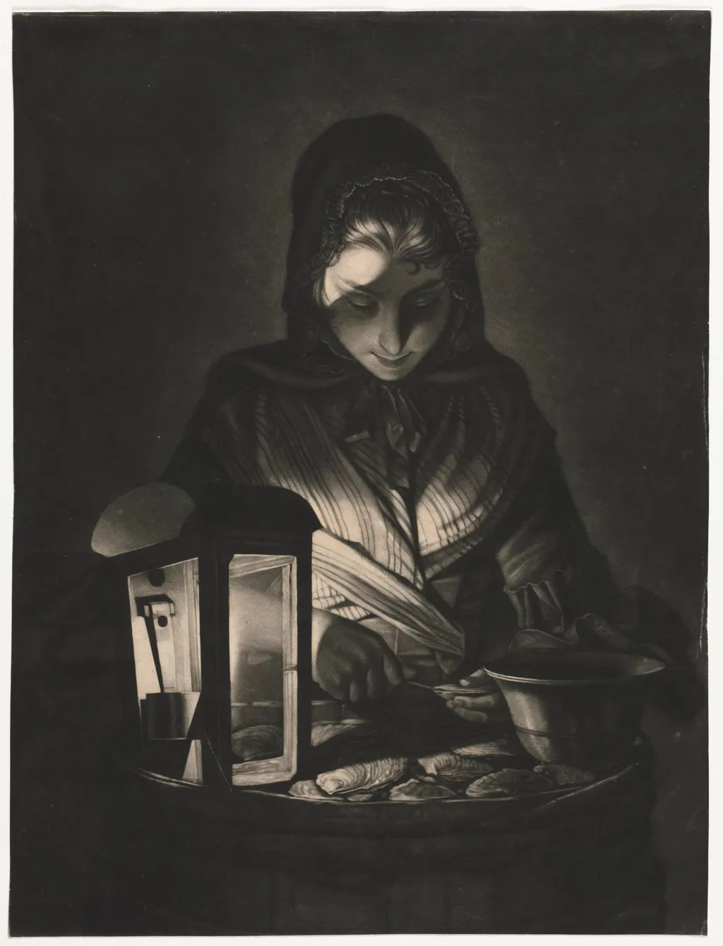 The Oyster Woman, by Philip Dawe, 1769