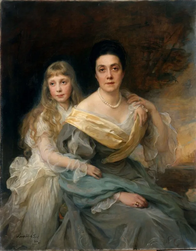 Portrait of a Lady and her Daughter