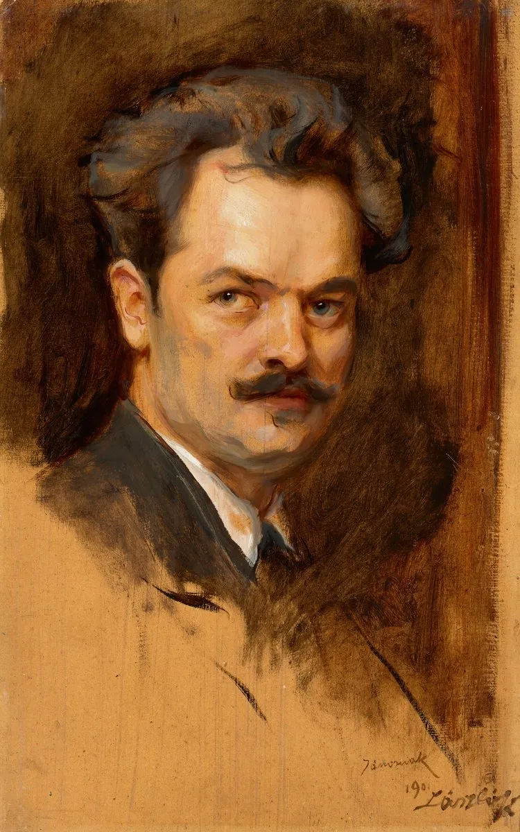 Portrait of János Fadrusz, by Philip de László, oil, 1901