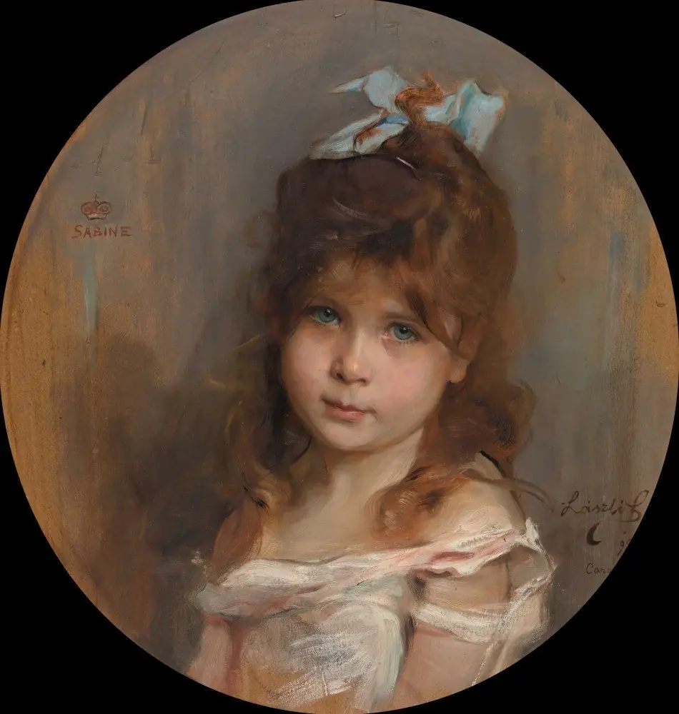 Portrait of Princess Sabine of Hohenlohe, by Philip de László
