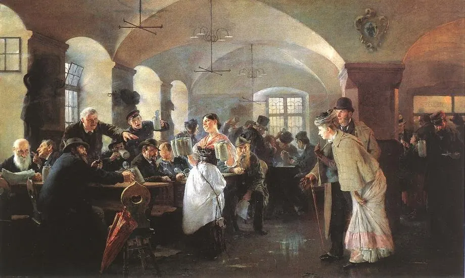 The Hofbräuhaus, by Philip de László