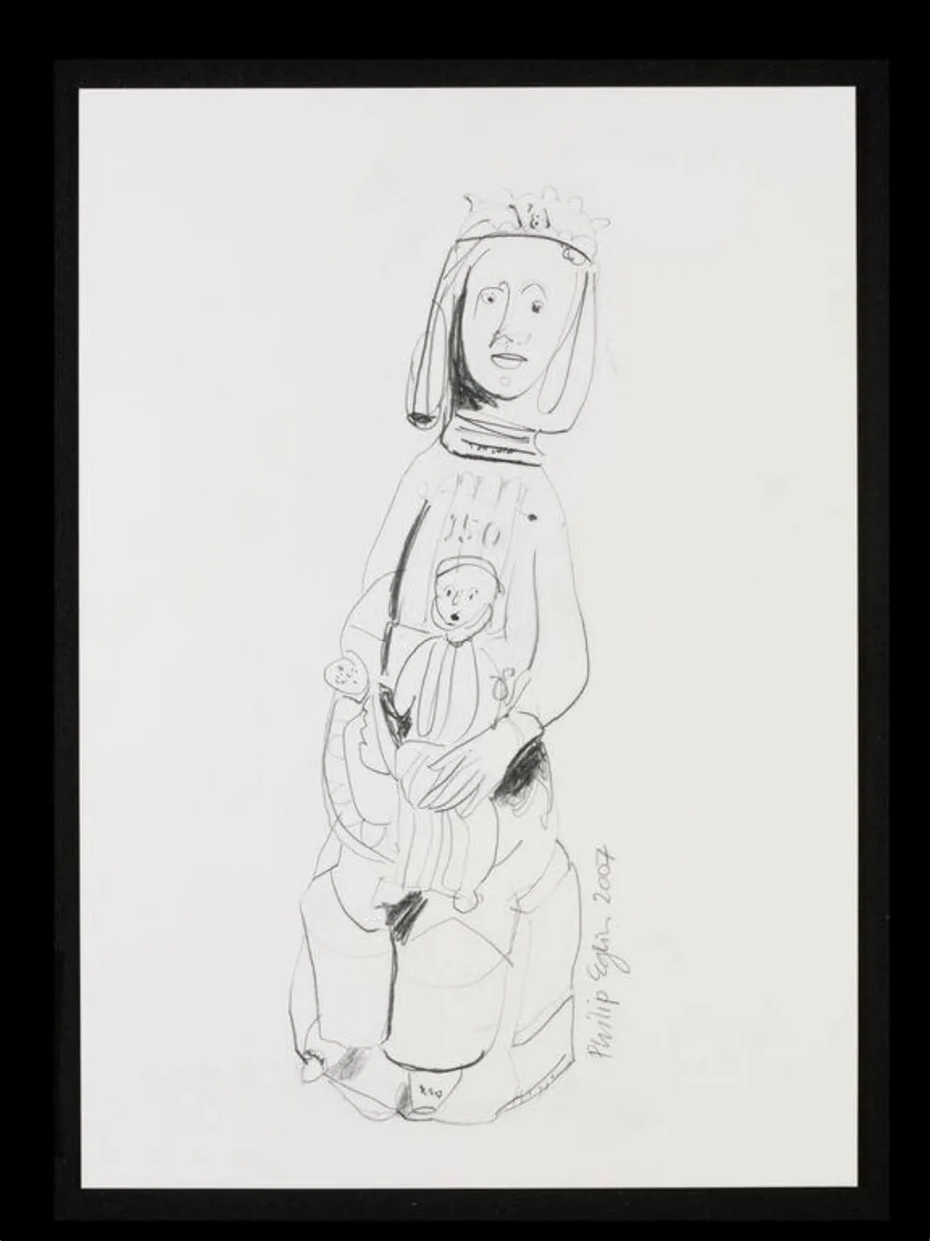 Contribution to V&A's 150th anniversary album, by Philip Eglin, 2007