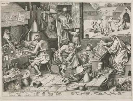 Alchemist, by Philip Galle